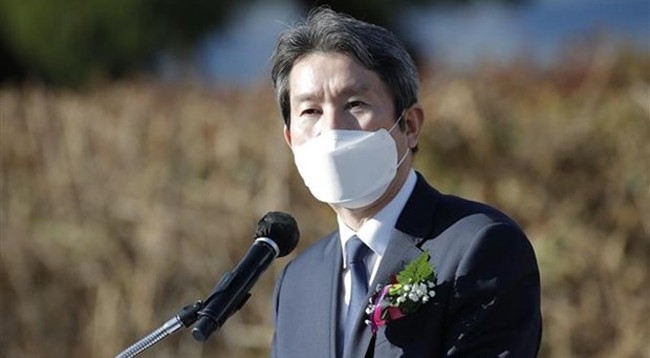 Министр объединения Южной Кореи Ли Ин Ён. Фото: AFP/VNA
