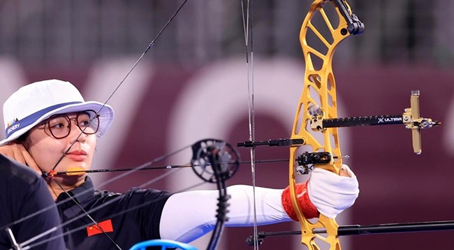 Китайские спортсмены выиграли много медалей по стрельбе из лука. Фото: IPC/Getty Images
