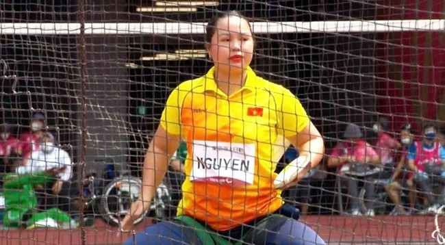 Нгуен Тхи Хай соревнуется на Паралимпийских играх-2020. Фото: IOC