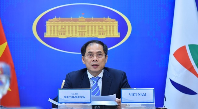 Министр иностранных дел Буй Тхань Шон. Фото: МИД Вьетнама