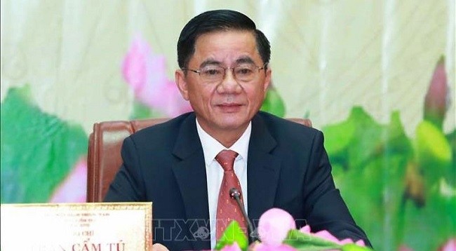 Председатель Контрольно-ревизионной комиссии ЦК КПВ Чан Кам Ту. Фото: VNA
