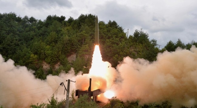 Испытания ракеты в КНДР. Фото: Рейтер