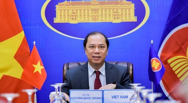 Замминистра иностранных дел Нгуен Куок Зунг, глава делегации СДЛ Вьетнама при АСЕАН. Фото: МИД Вьетнама