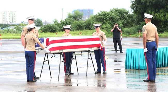 143-я церемония передачи останков в Ханое в июле 2021 года. Фото: dangcongsan.vn