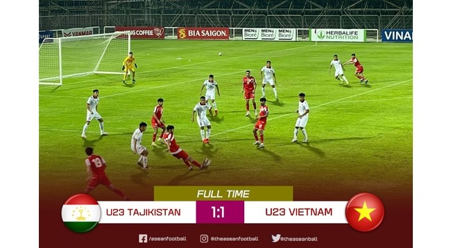 Матч завершился со счетом 1:1. Фото: Aseanfootball