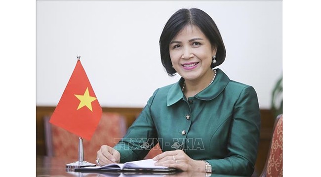 Посол Ле Тхи Тует Май. Фото: VNA