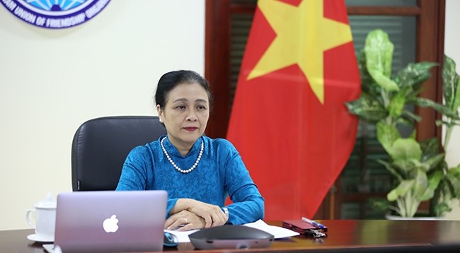 Посол Нгуен Фыонг Нга на заседании. Фото: vufo.org.vn