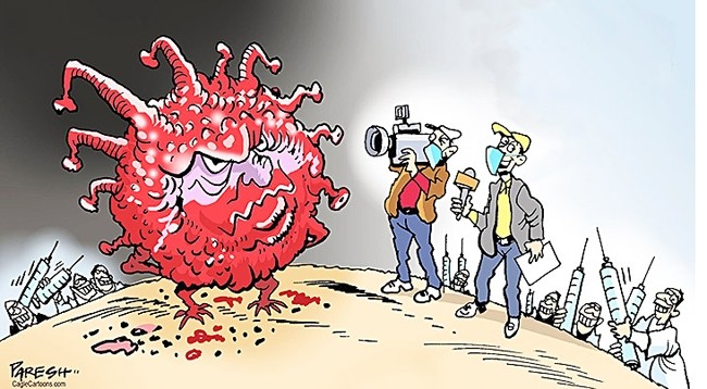 Карикатура Paresh Nath