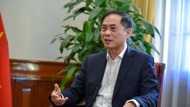 Министр иностранных дел Вьетнама Буй Тхань Шон. Фото: VTV