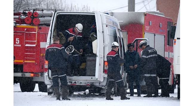Поисково-спасательная операция на шахте. Фото: РИА Новости