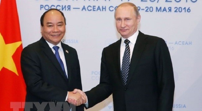 Встреча руководителей Вьетнама и России в 2016 г. Фото: VNA