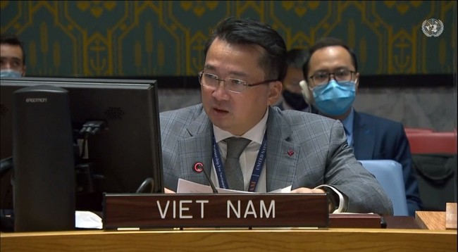 Временный поверенный в делах Вьетнама при ООН, Посол Фам Хай Ань. Фото: VNA