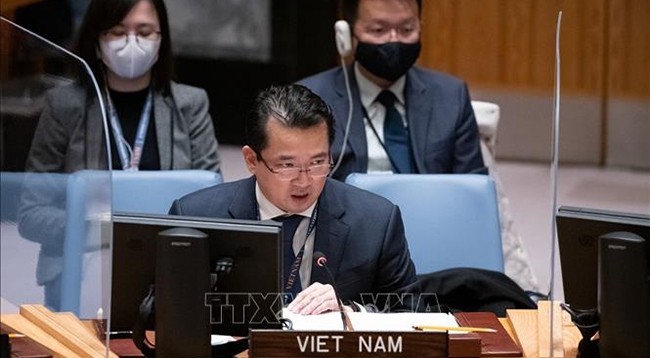 Временный поверенный в делах Вьетнама при ООН, Посол Фам Хай Ань. Фото: VNA