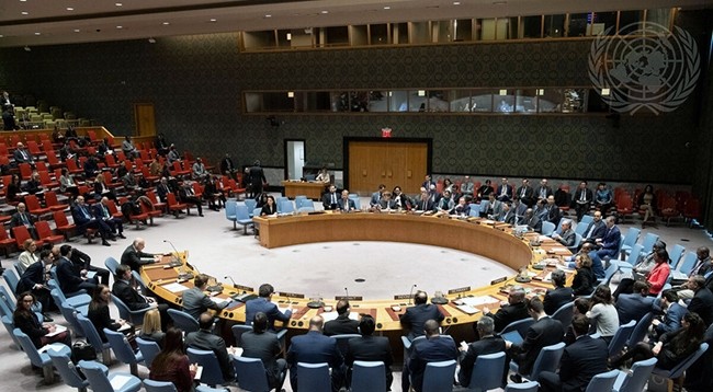 Общий вид заседания СБ ООН. Фото: ООН
