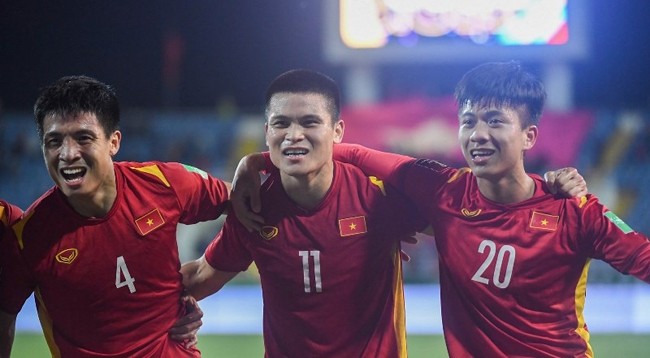 Сборная Вьетнама одержала победу 3:1 над сборной Китая как раз в первый день Нового года по лунному календарю. Фото: Федерация футбола Вьетнама