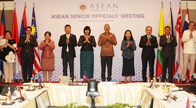 Совещание СДЛ АСЕАН состоялось под председательством Камбоджи – Председателя АСЕАН в 2022 году. Фото: AKP