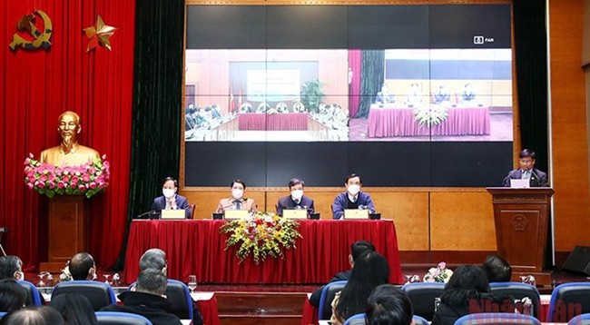 Общий вид пресс-конференции. Фото: Ха Тхюи