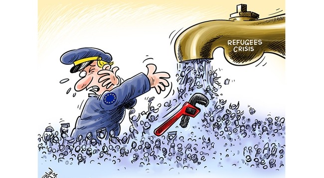 Карикатура Osama Hajjaj 