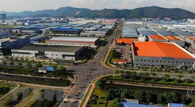 Промышленная зона Ванчунг в провинции Бакжанг. Фото: VNA