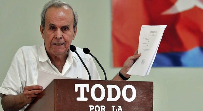 Бывший Председатель Национальной ассамблеи народной власти Кубы Рикардо Аларкон де Кесада. Фото: ТАСС