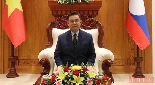 Председатель Национальной ассамблеи Лаоса Сайсомфон Фомвихан. Фото: Суан Шон