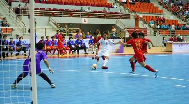 Женская сборная Вьетнама одержала победу со счетом 6:0.