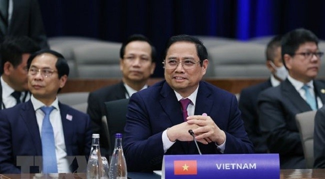 Премьер-министр Вьетнама Фам Минь Тьинь на специальном саммите АСЕАН-США. Фото: VNA