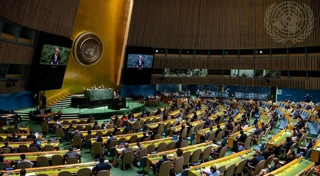Заседание Генеральной Ассамблеи ООН. Фото: VNA