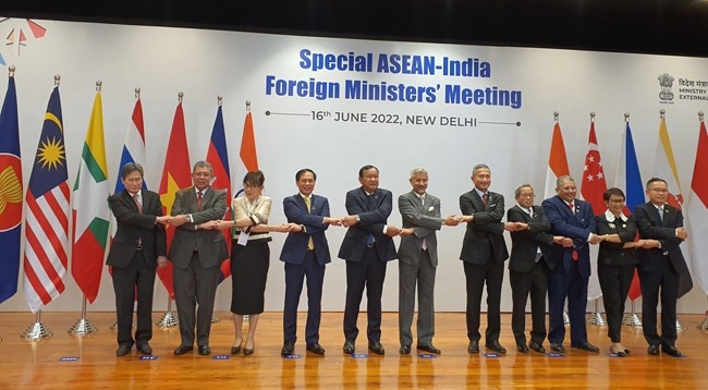 Заседание министров иностранных дел АСЕАН-Индия. Фото: МИД Вьетнама