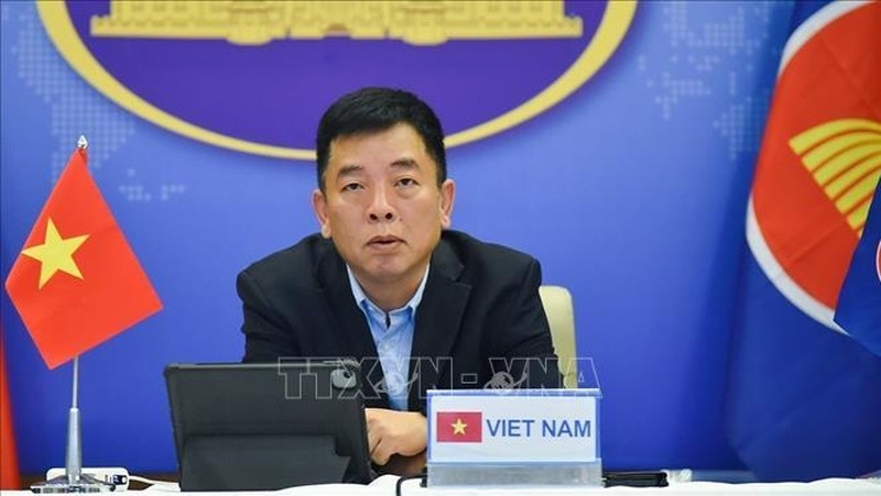 Исполняющий обязанности главы делегации СДЛ Вьетнама при АСЕАН, Посол Ву Хо. Фото: VNA