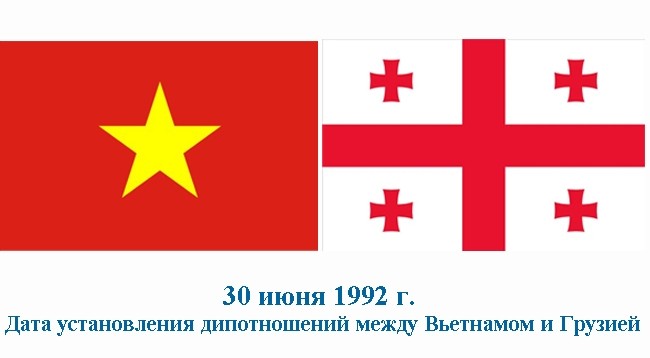 Поздравительная телеграмма в связи с 30-летием установления дипотношений между Вьетнамом и Грузией