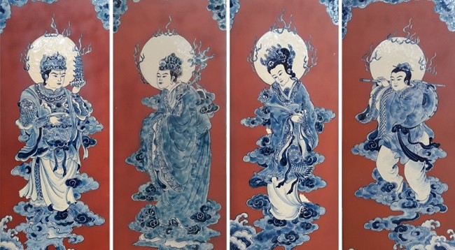 4 бессмертных святых Вьетнама (слева направо: Фу Донг Тхьен Выонг, Тан Вьен, Праматерь Льеу Хань, Тьы Донг Ты). Фото: hiephoitranhviet.com