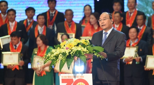 Премьер-министр Нгуен Суан Фук выступает на мероприятии. Фото: baochinhphu.vn