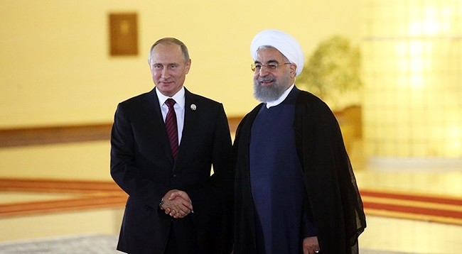 Президент России Владимир Путин и Президент Ирана Хасан Рухани. Фото: rg.ru