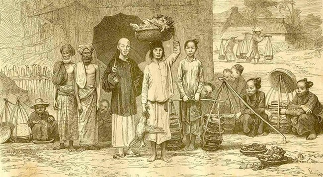 На картине изображены жители центрального Вьетнама. Фото: thanhnien.vn