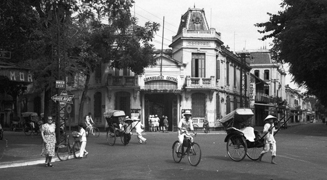Пост Хангчонг (ныне главное здание полиции района Хоанкьем). Фото: vovgiaothong.vn
